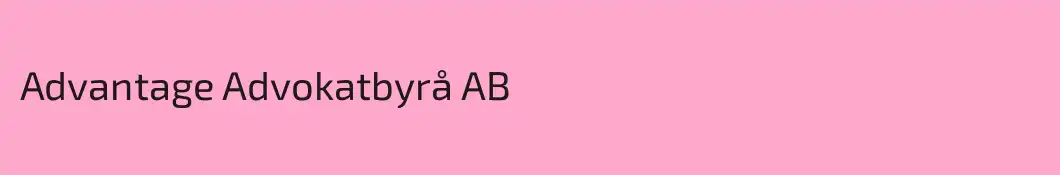 Advantage Advokatbyrå AB